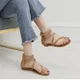 thumbnail image 2 of zapatos informales de baile plano para mujer, zapatillas nuevas a la moda, zapatos huecos para mujer, sandalias de estilo de fondo plano con punta, 2 of 5