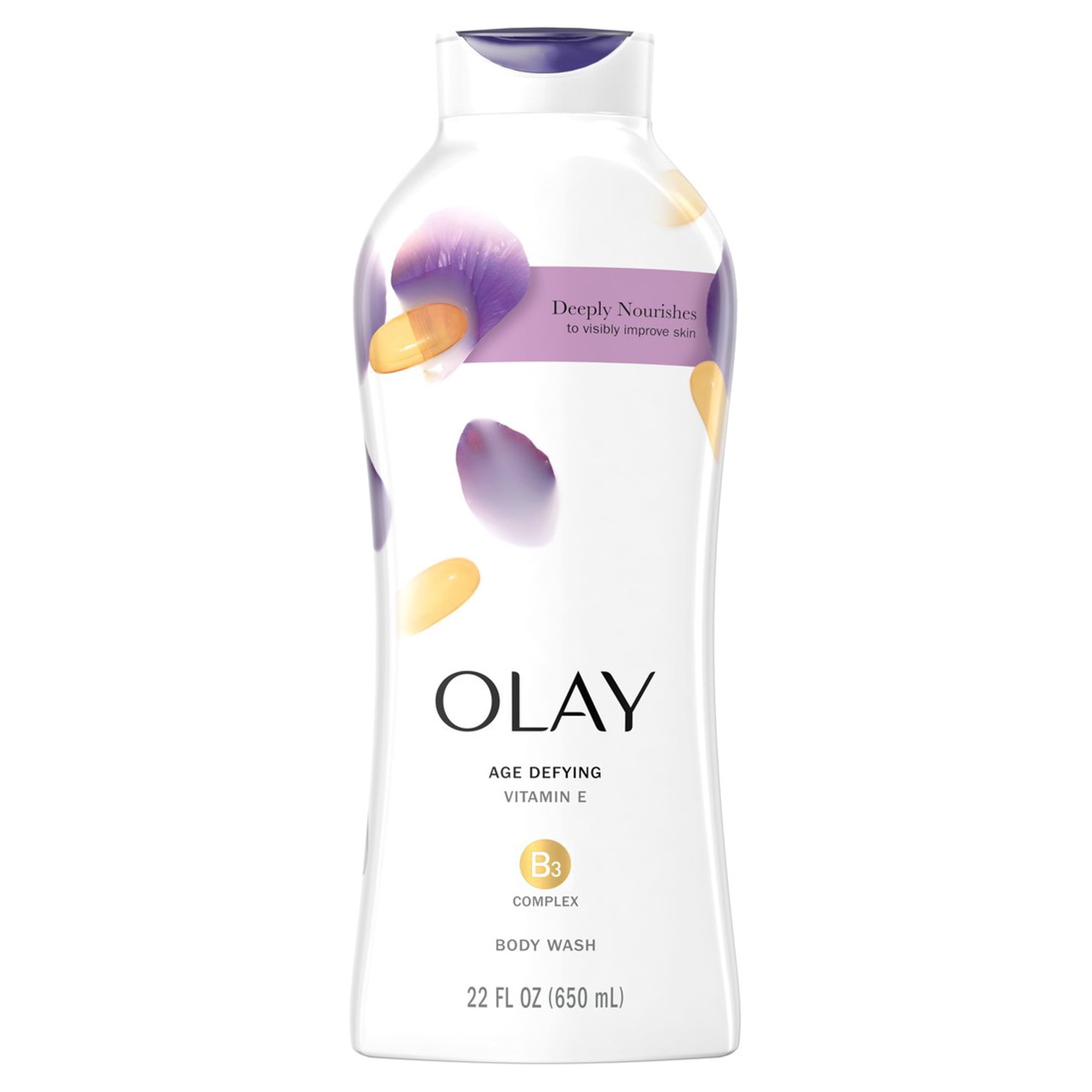 Olay Body Wash Vitamin E Age Defying 22oz (Pack of 3)