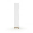thumbnail image 3 of Camaflexi Geometrix Bookcase & Storage Shelves for Home Office, Light Oak & White Finish, 72”, 3 of 8