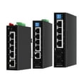 thumbnail image 2 of Industrial Gigabit POE Switch 5/6 Port 100/1000Base-T DIN IP30 Network Ethernet Switch Lightning Protection Max BT90W ,Security, 2 of 7