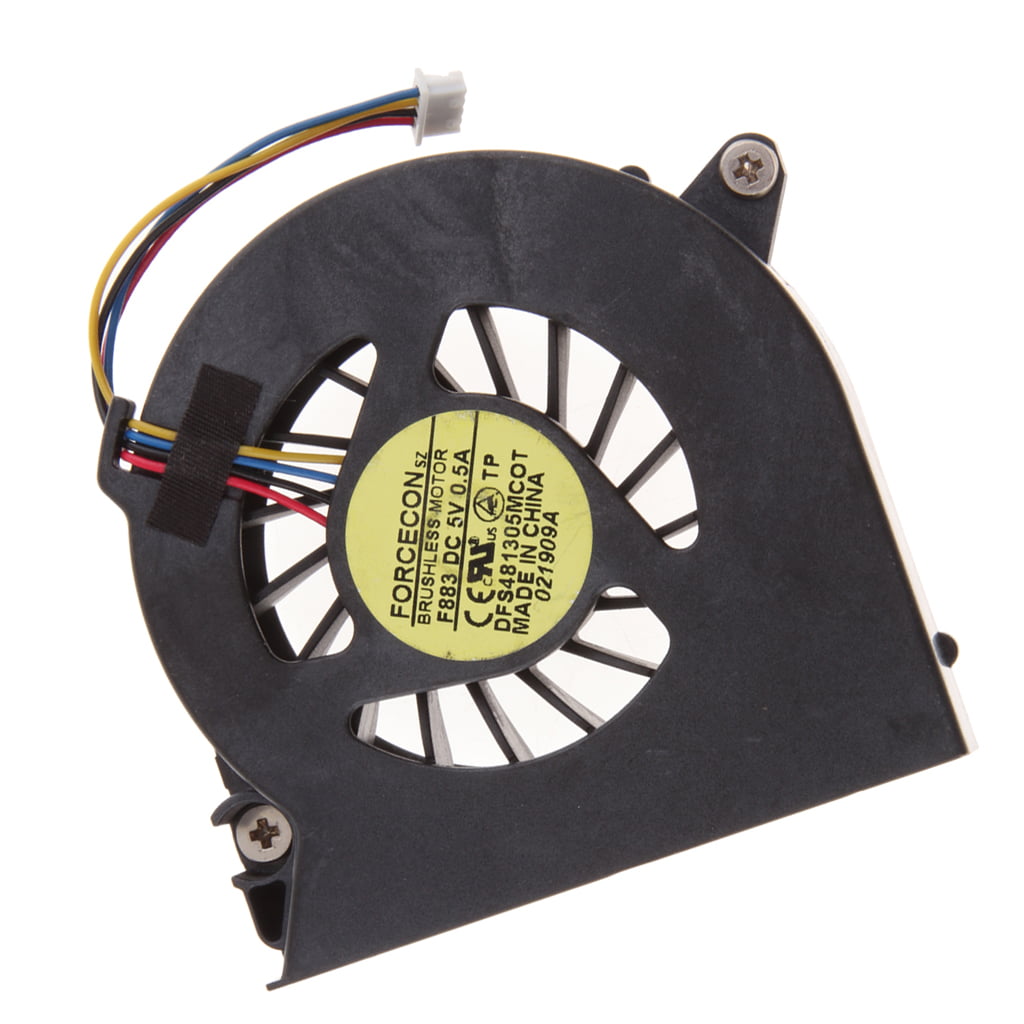 Mini CPU Cooler Fan Radiator XR-WX-GE62VR for MSI MS-1791 Notebook Black