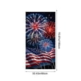 thumbnail image 3 of erdimoy 4th of July Patriotic Door Cover Banner, 35×70 Inch Firework & American Flag Backdrop for Independence Day Decor, 3 of 6