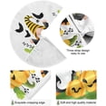 thumbnail image 2 of FMSHPON Halloween Cute Gnome Xmas Christmas Tree Skirt Stand Mat for Holiday Party Decoration Indoor Outdoor 48 inches, 2 of 6
