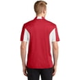 thumbnail image 3 of Sport-Tek Men's Side Blocked Micropique Polo. ST655, 3 of 4