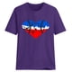 thumbnail image 4 of Blusa informal de manga corta con cuello redondo y estampado suelto de verano para mujer con estilo OAVQHLG3B Store  lin121212, 4 of 4