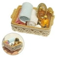 thumbnail image 3 of Kokiya 1:12 Mini Dollhouse Bathroom Accessory Miniature Realistic Life Scenery DollHouse Decoration Ornaments, 3 of 8