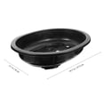 thumbnail image 4 of 4pcs Bonsai Flowerpot Hogar óvalo Bonsai Pot de plástico Flower Gardening contenedor de bonsai, 4 of 5