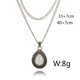 thumbnail image 2 of CRILSTYLEO Collar Bohemio Multilayer En Color Con Colgante De Piedra Ideal Para Mujer Y Eventos, 2 of 6