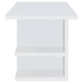 thumbnail image 5 of Alice 71-inch 4-shelf Engineered Wood Writing Desk White, 5 of 10