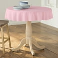 thumbnail image 2 of LA Linen Polyester Poplin Tablecloth 58-Inches Round, Pink Light, 2 of 2