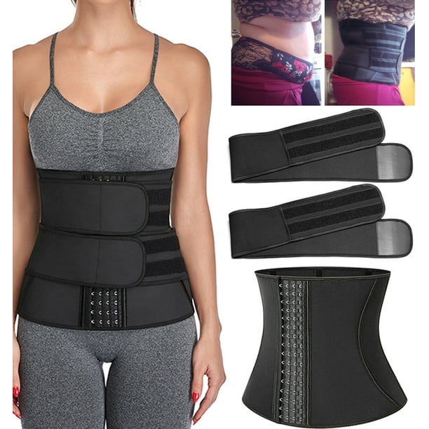 Shaperin Women Waist Trainer Weight Loss Corset Trimmer Belt Waist Cincher Body Shaper Neoprene Slimming Sports Girdle Shapewear Walmart Com Walmart Com