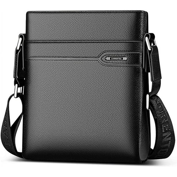 Laorentou Unisex Leather Adjustable Straps Messenger Bags, 1-Piece