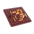 thumbnail image 4 of Juegos de mesa Ajedrez,Juegos de mesa de batalla para dos jugadores Ajedrez de madera,Juego de estrategia tradicional Juego de ajedrez para niños,Juego interactivo de ajedrez Juego de 17x17cm, 4 of 9