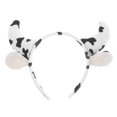 thumbnail image 1 of Adorable diadema con orejas de vaca, encantadora diadema con cuerno de vaca para disfraces de Halloween, disfraces de animales de granja y divertidas decoraciones para fiestas, 1 of 7