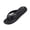 Black, variant on Women Letter Printed Vertical Rib Thong Flip Flops Thick Cushioned EVA Plus Size Non Slip Waterproof Indoor Outdoor Beach Summer Casual Slippers
