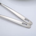 thumbnail image 2 of Ounissouiy Colador de cuchara de acero inoxidable de 26cm/10,22 pulgadas, olla caliente, cucharas de mango largo, cubiertos, utensilios para beber sopa, Suministros de limpieza para el hogar Ounissouiy HA020028-00, 2 of 6