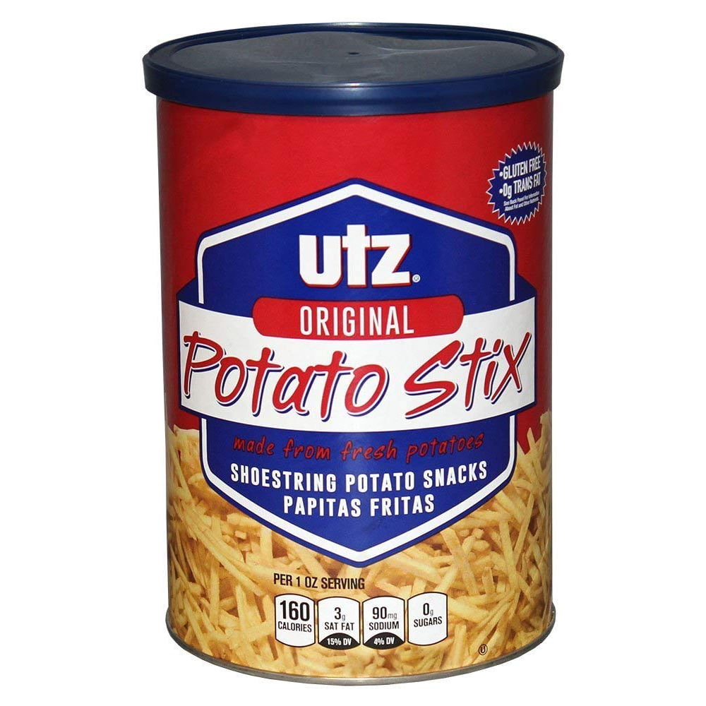 Utz Potato Stix, Original 15 Oz. Canister Shoestring Potato Sticks