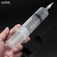 thumbnail image 1 of 100-200ml Reusable Big Large Plastic Hydroponics Nutrient Measuring Syringe Tw, 1 of 1