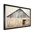 thumbnail image 3 of Designart "Barn In Beige And Blue" Barn Picture Framed Canvas Art Print, 3 of 5