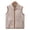 Beige, variant on Toddler Baby Boy and Girls Fleece Outerwear Vests Sleeveless Zipper Jacket Solid Color Vest Coat Spring Fall Winter Clothes (5-7 Years,Army Green)