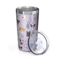thumbnail image 2 of Dog with Medical Icons 10oz Tumblers Stainless Steel Tumbler with Lid and Straw,Vacuum Insulated Double Wall Travel Tumbler Cups with Cleaning Brush for Coffee, Tea, 2 of 4
