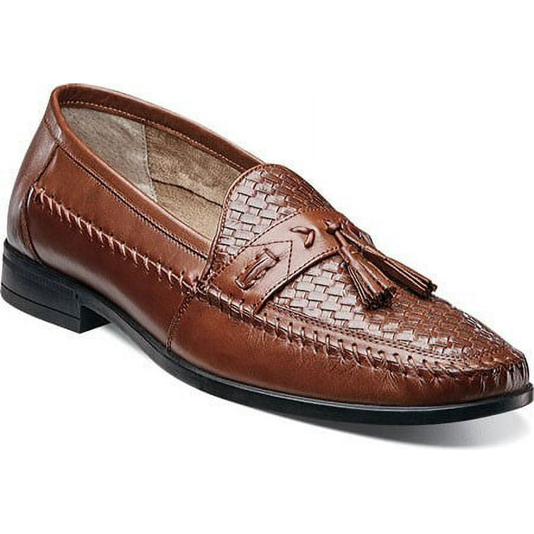 Men s Nunn Bush Strafford Woven Moc Tassel Loafer Walmart