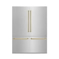 thumbnail image 2 of ZLINE KITCHEN AND BATH RBIVZSN60CB french door built in refrigerator, 2 of 5