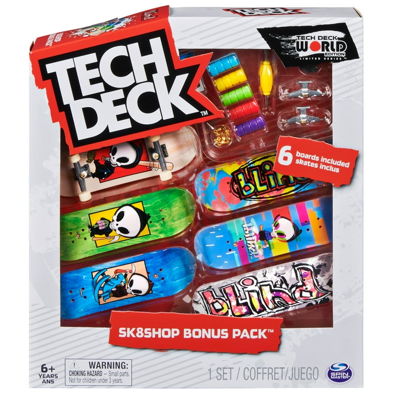 Tech Deck Sk8shop Fingerboard Bonus Pack - Cool Flip Toys Tech Deck Sk8shop Fingerboard Bonus Pack - Cool Flip Toys