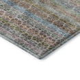 thumbnail image 3 of Addison Rugs Mayfield Premium Machine Washable Transitional Stripes Aqua Rectangle Rug, 3' x 5', 3 of 6