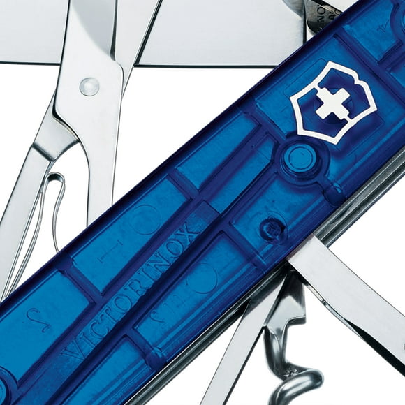 Victorinox Climber 14 Function Translucent Blue Pocket Knife