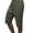 Army Green, variant on fartey Mens Plus Size Cotton Linen Shorts Breathable Elastic Waisted Below Knee Shorts With Pockets Solid Color Short Loose Fitted Beach Running Sports Long Shorts, M-5XL