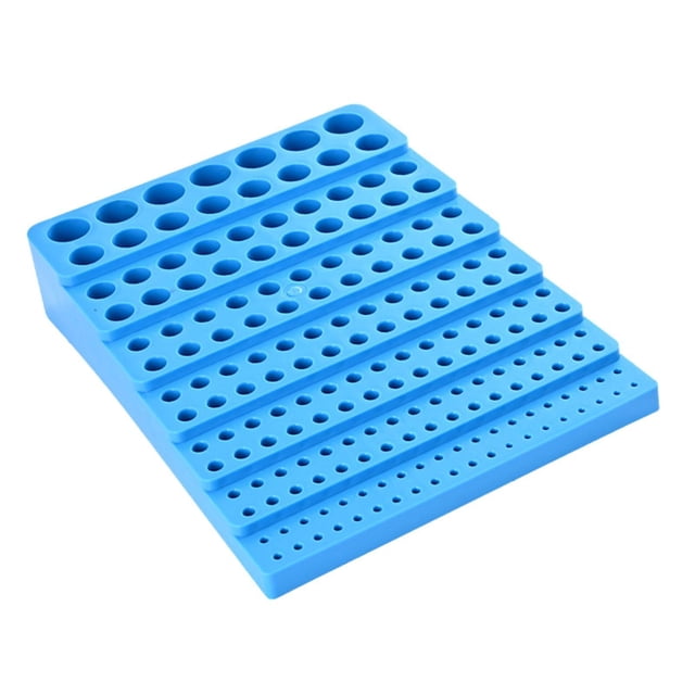 Caja de almacenamiento para fresas, dispensador de puntas de destornillador, multiusos, 187 orificios, organizador profesional para piezas