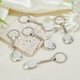 thumbnail image 4 of 5Pcs Locket Keychains Brass Memory Photo Locket Keychain Oval Flower Locket Keychains for Bag Hat Key, 4 of 9