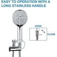 thumbnail image 4 of Shower Head Shut Off Valve, 304 Stainless Steel Mini Ball Valve NPT Thread(1/2Inch Male x 1/2Inch F, 4 of 5
