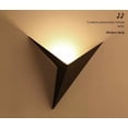thumbnail image 1 of Luz LED de pared para cabecera, nuevo proyecto de China para pasillo de hotel, escalera, sala de estar, luz de pared de fondo, (luz blanca cálida negra triangular B) - XianweiShao 8390613945662, 1 of 1