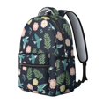 thumbnail image 2 of Pioneer Flower Floral Print Pattern Backpack for School, Cute School Bag with Adjustable Shoulder Straps and Padded Back, 15.3"x11"x7.1", 2 of 5