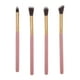 thumbnail image 1 of Conjuntos de brochas de maquillaje ligeras de 4 piezas Unique Bargains para viajes de negocios, mango de madera en tono rosa dorado, tubo de aluminio, 1 of 5