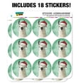 thumbnail image 3 of Fa La La La Llama Christmas Santa Hat 2" Planner Calendar Scrapbooking Crafting Opaque Stickers, 3 of 7