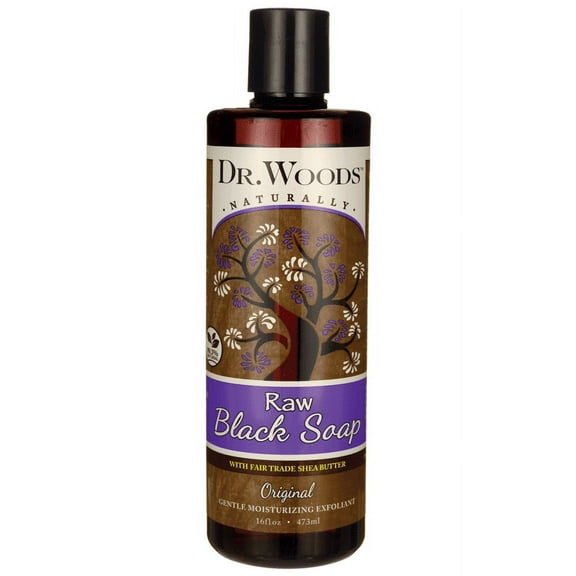 Dr. Woods Organic Shea Butter Pure Black Castile Soap 16 oz Liquid