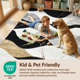 thumbnail image 4 of Design&I 6'x9' Washable Area Rug Oversized Skid-Resistant Floorcarpet Abstract Veining Contemporary Flow Accessories Moden for Living Room, Family Indoor, 4 of 7