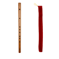 thumbnail image 1 of C Key Meibet Mini Piccolo Sac en Velours Flûte en Bambou Instrument de Musique National Flûte, 1 of 7