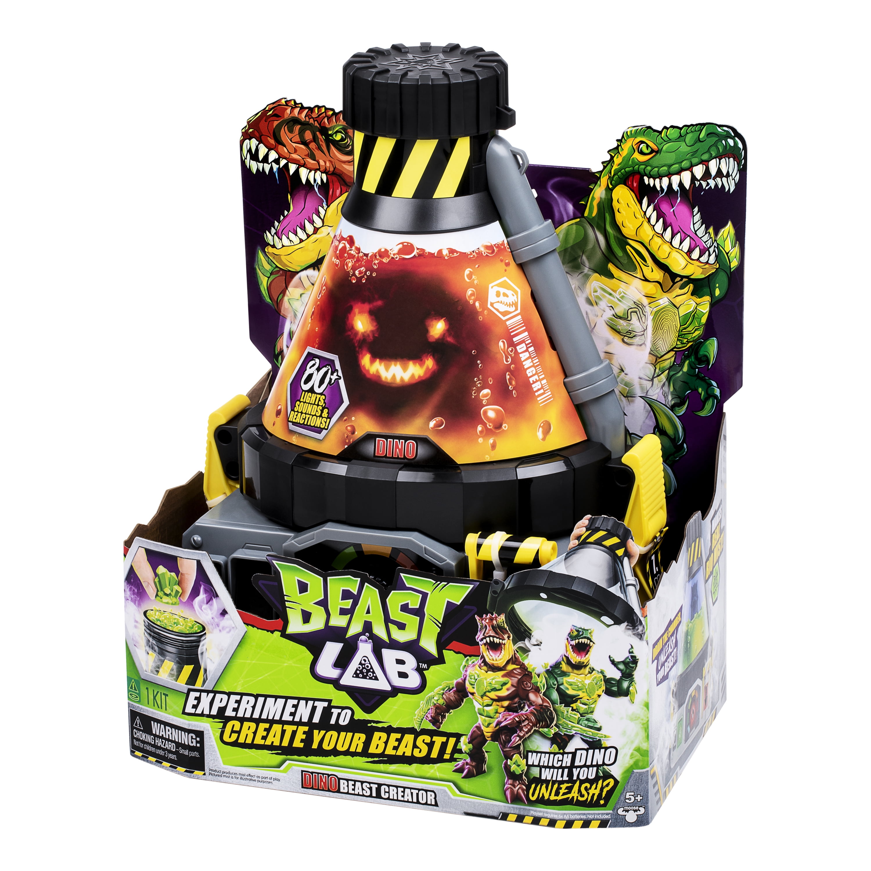 Beast Lab Dino Beast Creator, Real Bio Mist and 80+ Lights, Sounds and  Reactions, Ages 5+