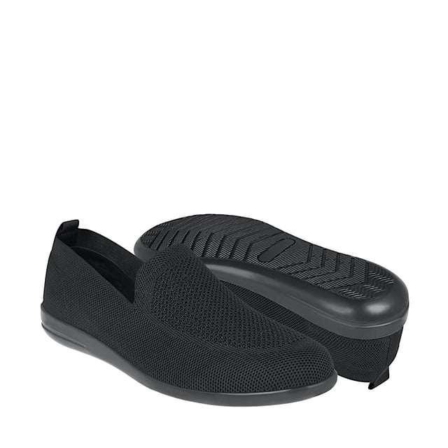 TENIS CASUALES DAMA SIENA 601 TEXTIL NEGRO