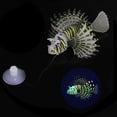 thumbnail image 4 of Aquariums Artificial Luminously Lionfish Fish Tanks Landscape Silicas Lionfish Ornaments Glowing Ornaments Home Decors Black ws, 4 of 4