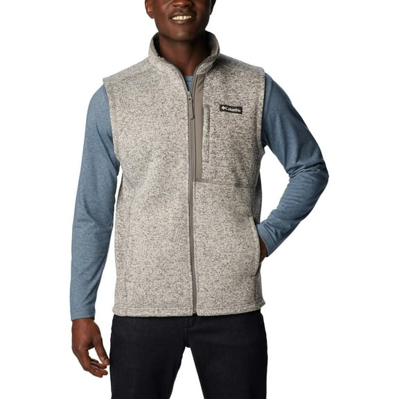 Columbia Men's Sweater Weather Vest Comfort Grey X-Small New