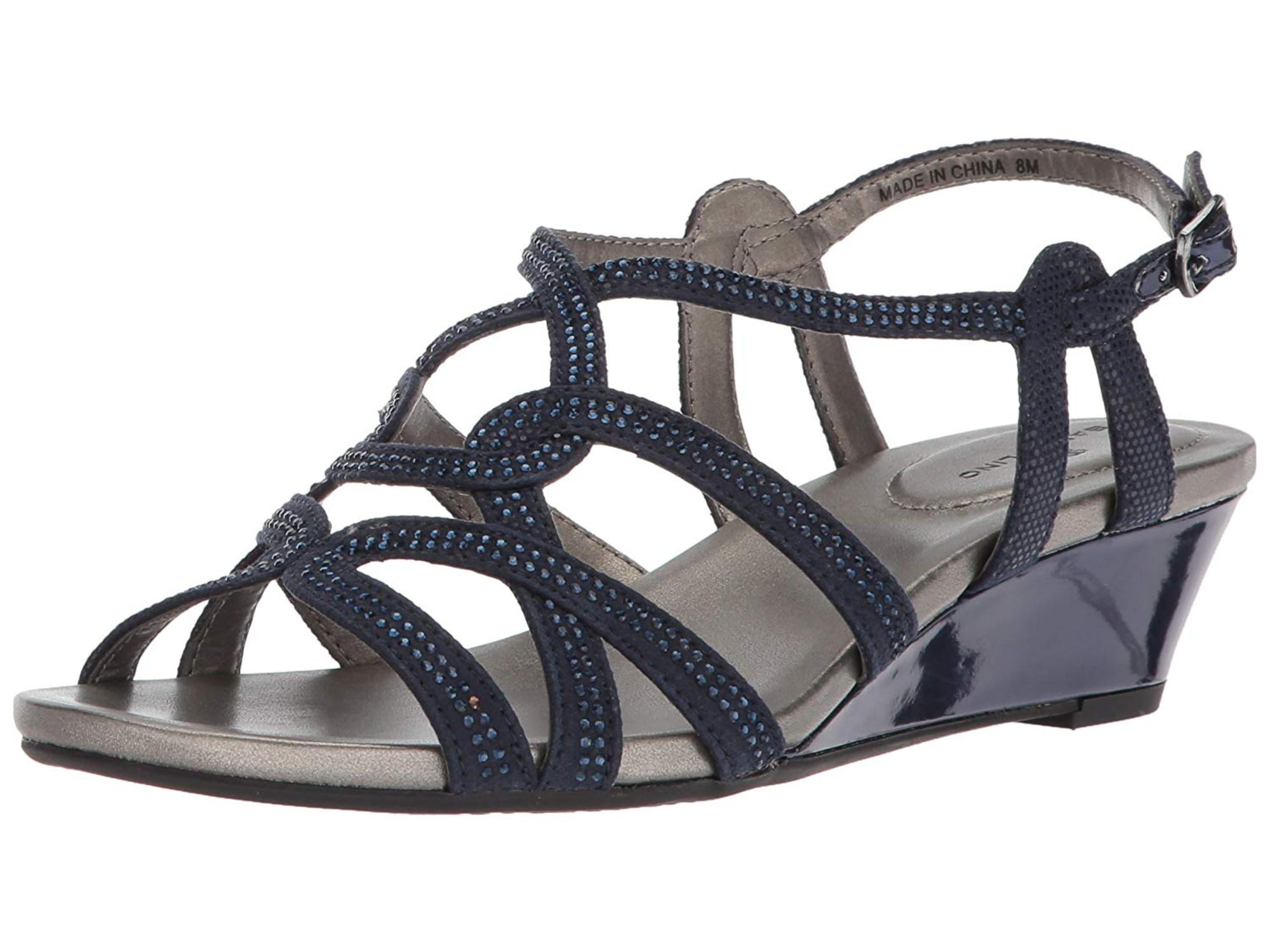 navy bandolino sandals