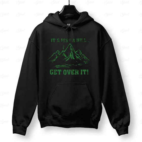 Cross Country Trail Runner Just a Hill Running Hoodie Shirt, for Men & Women, up to Size 5XL