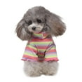 thumbnail image 1 of Vêtements pour Animaux Pull Col Roulé Rayé Deux-Pièces Pull pour Animaux, 1 of 9
