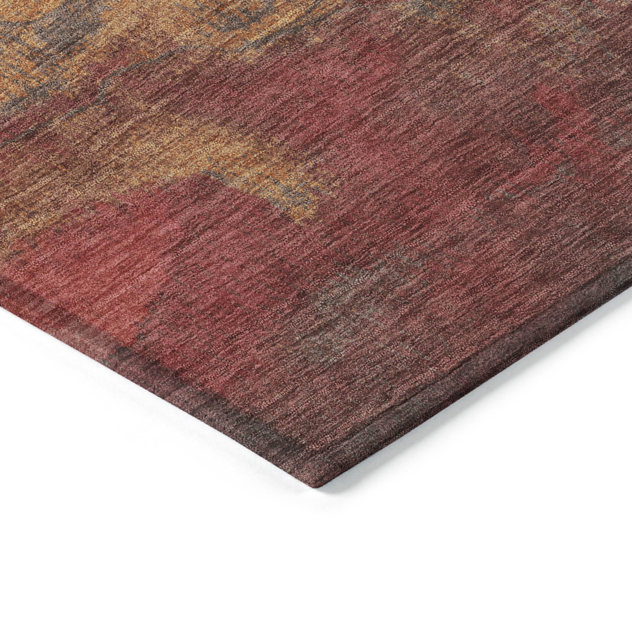 Addison Rugs Chantille Indoor/Outdoor Transitional Stripes Blush Washable Rectangle Rug, 9' x 12'