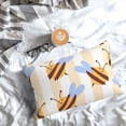 thumbnail image 5 of Naloa A Bee Pillow Covers, Throw Pillow Case Cushion Covers,Cushion for Bedroom,Couch,Home-20"x30", 5 of 6